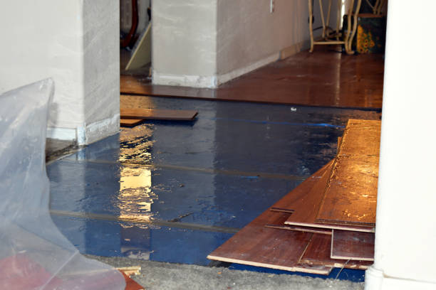 Professional Flood Damage Restoration technician working in Leavittsburg, OH